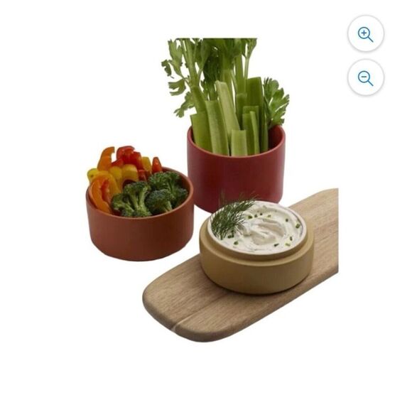 Drew & Jonathan Home Stacking Ceramic Snack Set - Picture 3 of 3